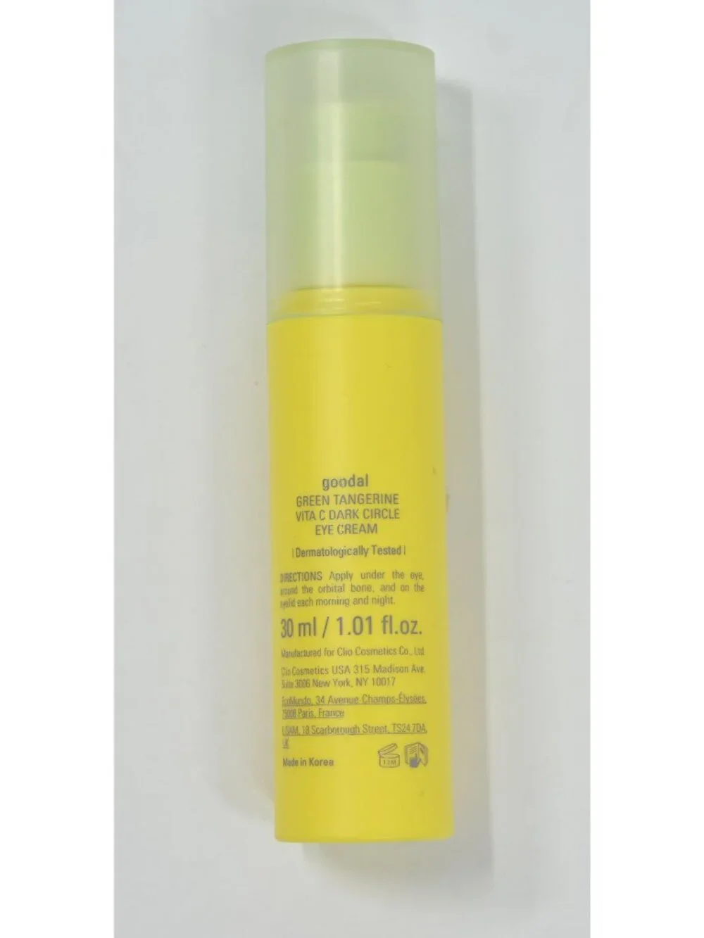 Goodal Green Tangerine Vita C Dark Circle Eye Cream 1.01 fl oz